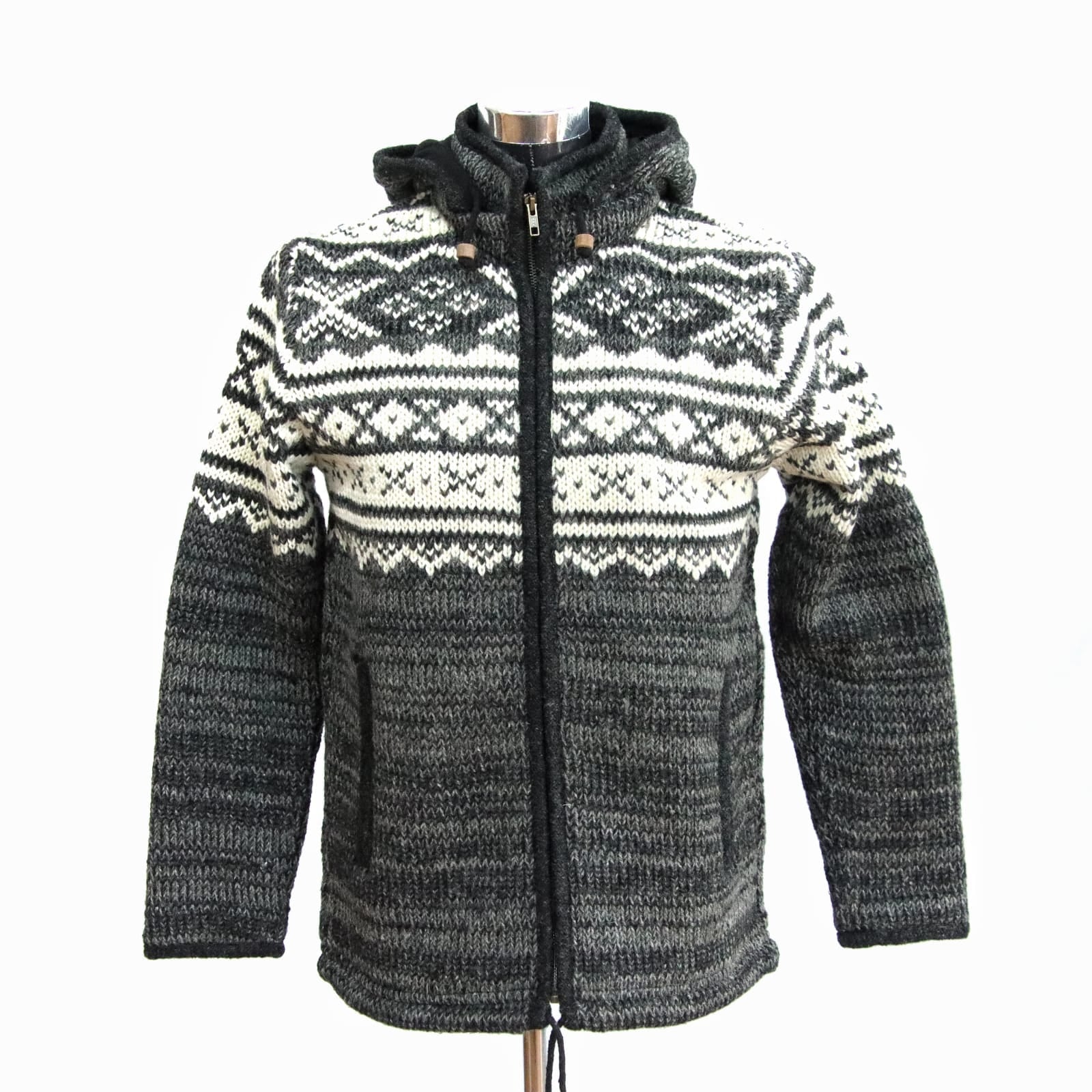 Handwoven Woolen Sweater Hoodie – Warm, Stylish, and Ethically Made by Anitya – Premium Winter Wear for Women