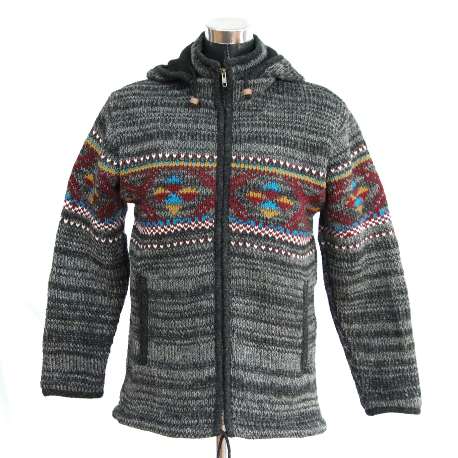 Handwoven Woolen Sweater Hoodie – Warm, Stylish, and Ethically Made by Anitya – Premium Winter Wear for Women