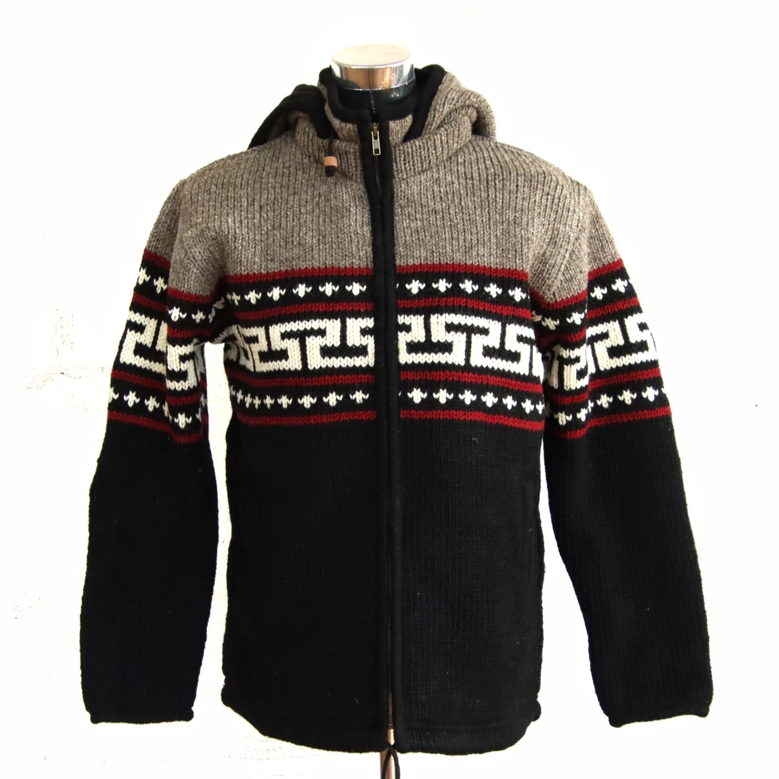 Handwoven Woolen Sweater Hoodie – Warm, Stylish, and Ethically Made by Anitya – Premium Winter Wear for Women