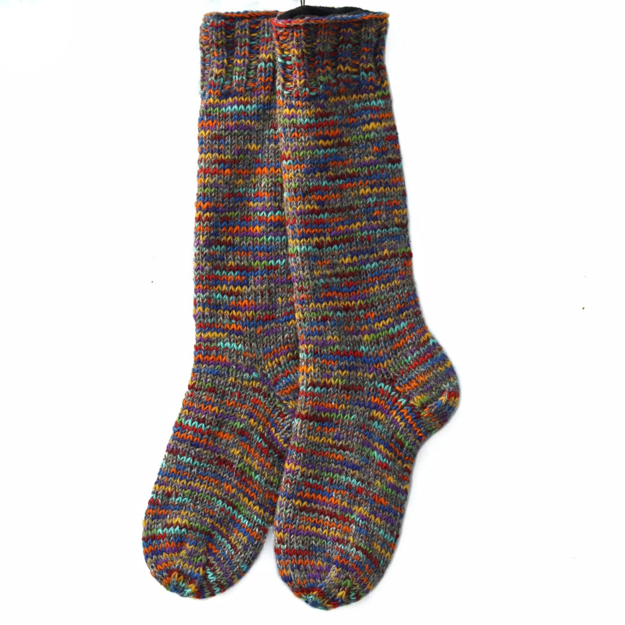 Handwoven Woolen Leg Warmers – Cozy Indoor Socks by Anitya – Warm, Soft, and Comfortable Winter Essential