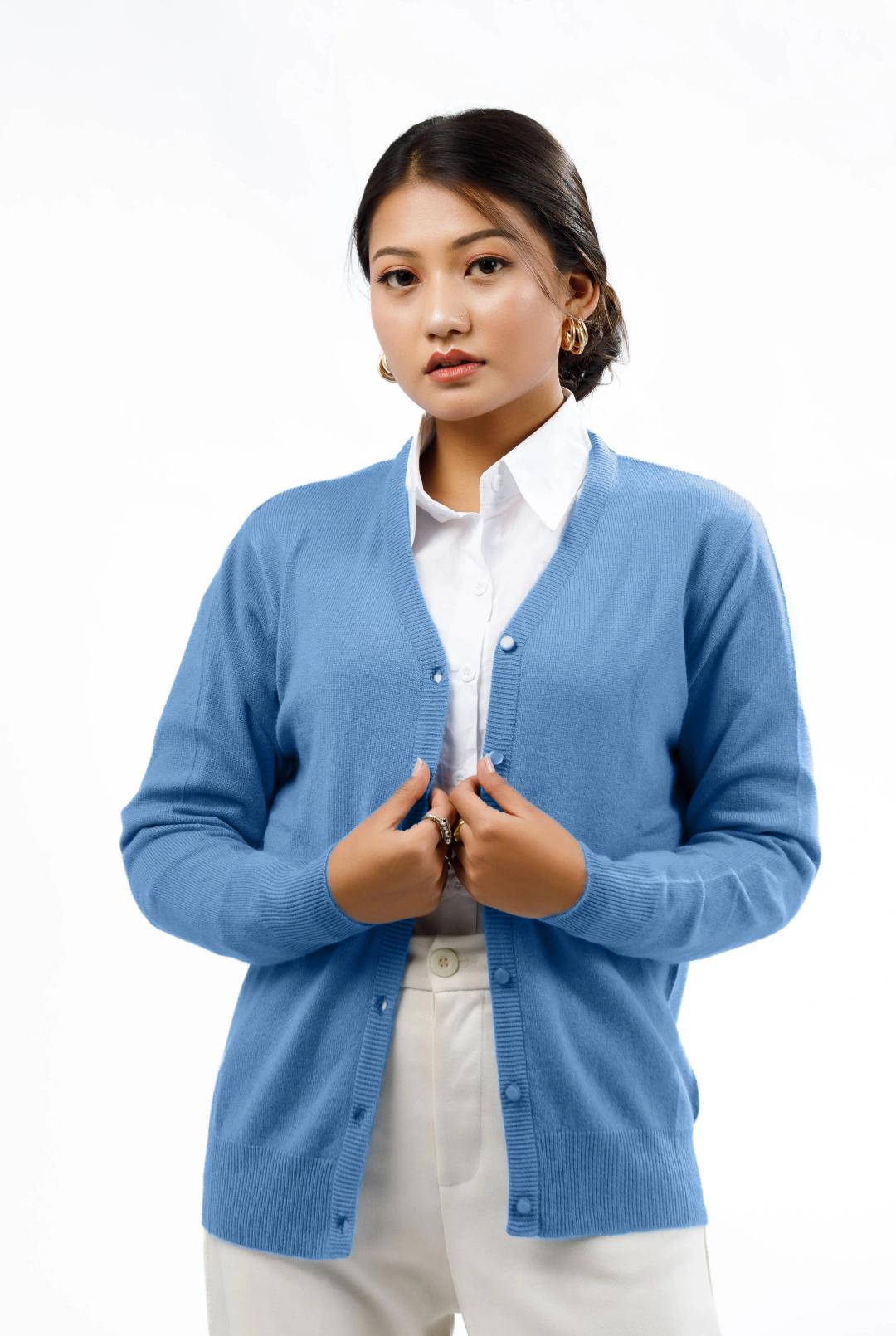 100% Certified Cashmere Cardigan Sweater for Women – Lightweight, Luxury Handloom Knit by Anitya – Cozy Outerwear, Available in Multiple Sizes & Colors