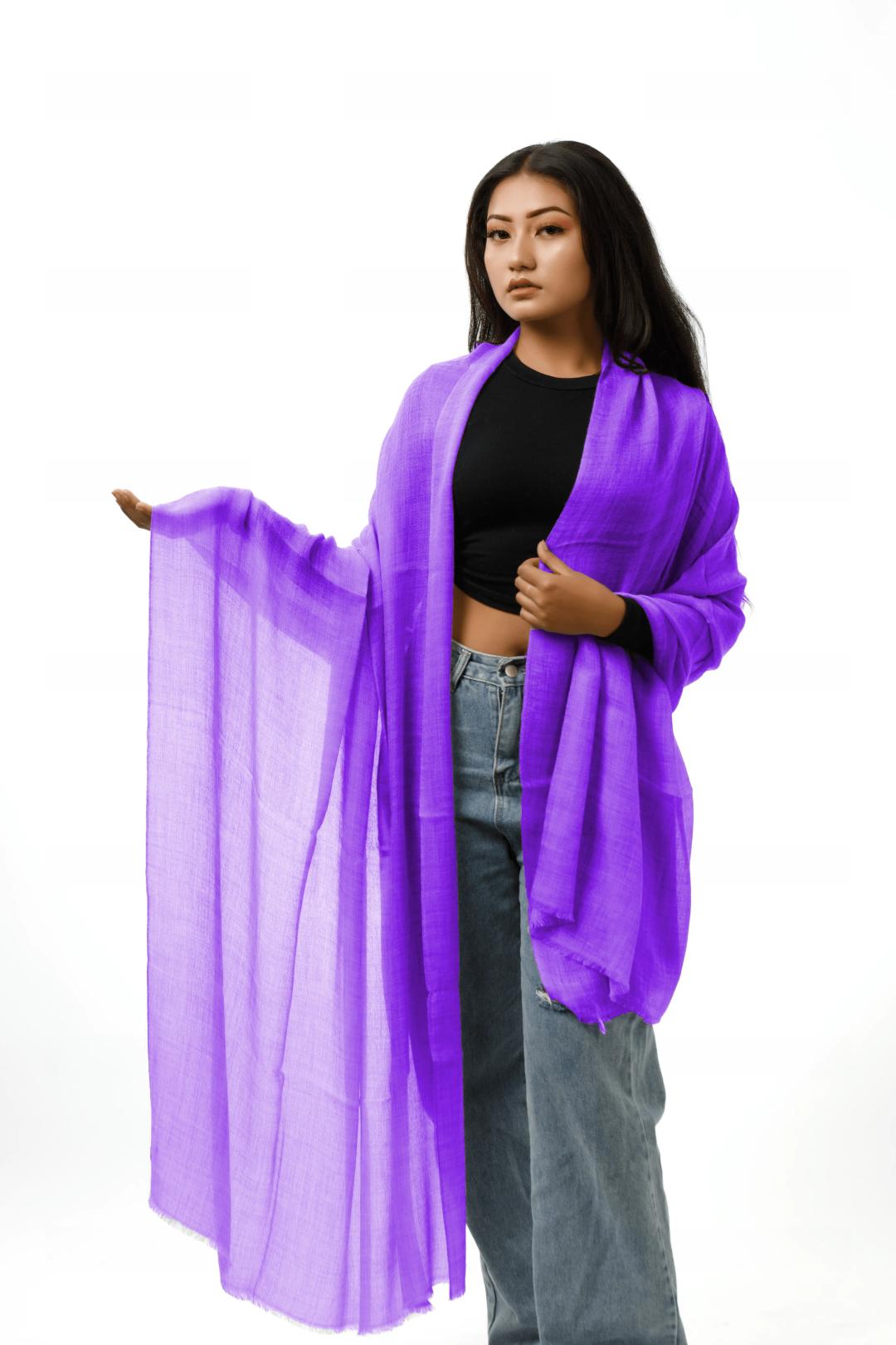 100% Handwoven Cashmere Scarf for Women – Soft, Warm, Lightweight, and Cozy Wrap by Anitya