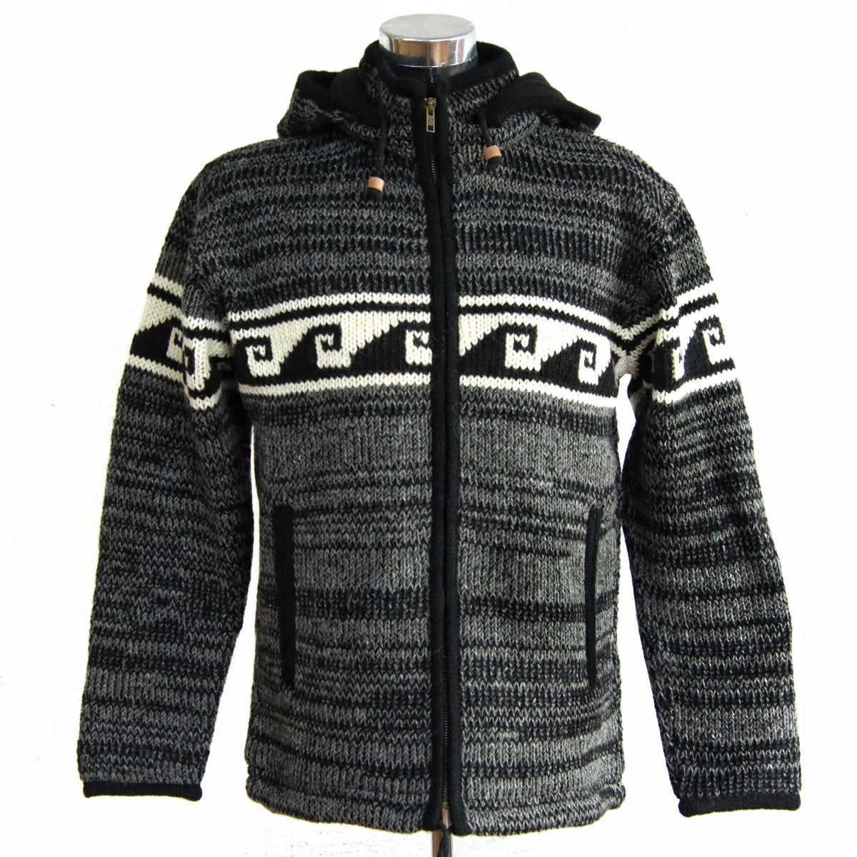 Handwoven Woolen Sweater Hoodie – Warm, Stylish, and Ethically Made by Anitya – Premium Winter Wear for Women