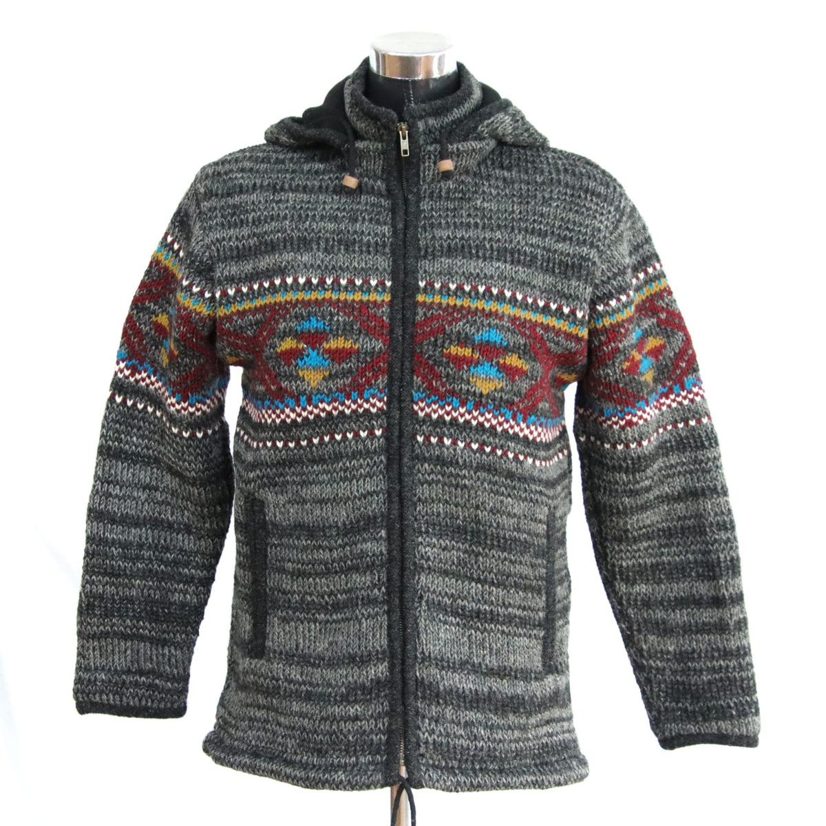 Handwoven Woolen Sweater Hoodie – Warm, Stylish, and Ethically Made by Anitya – Premium Winter Wear for Women