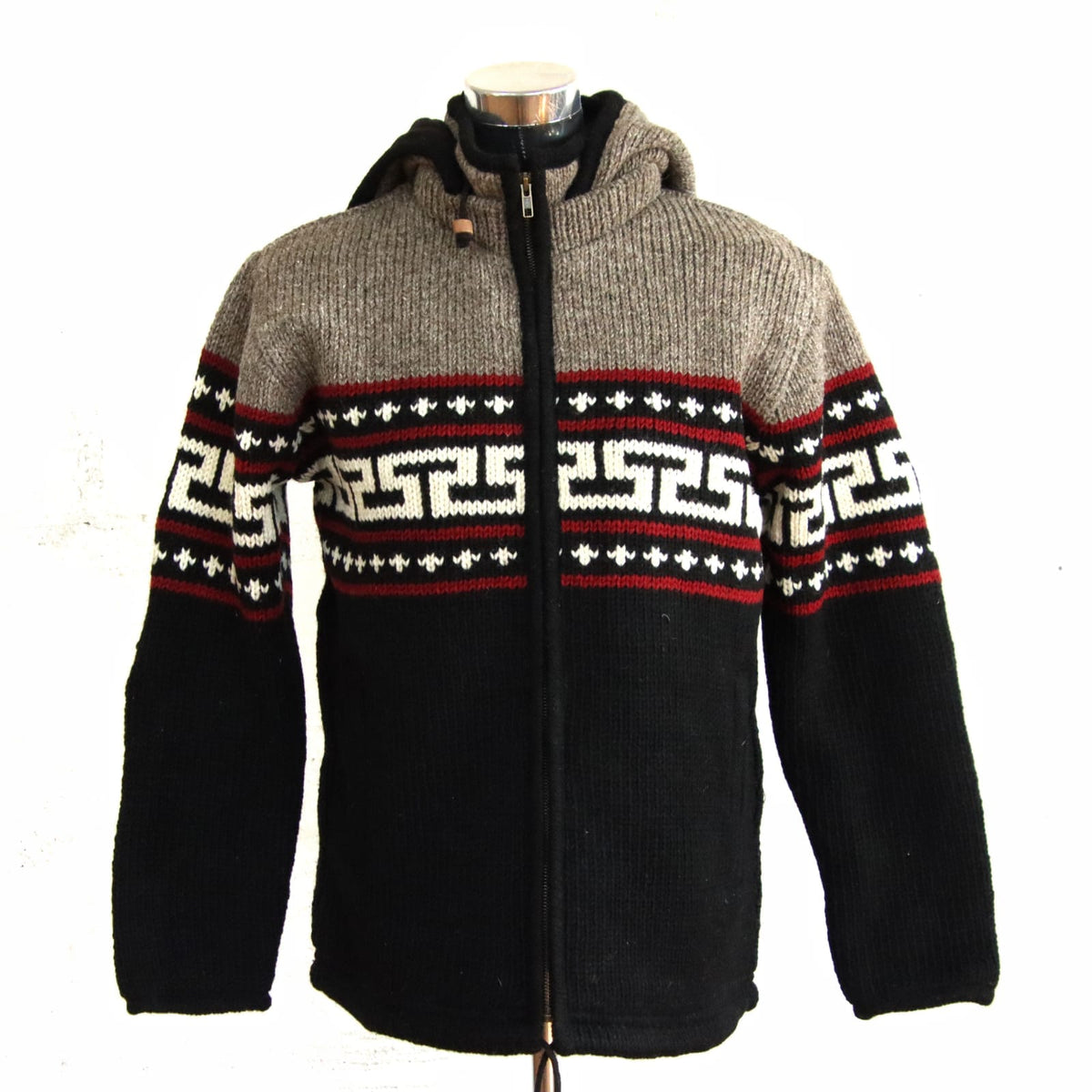 Handwoven Woolen Sweater Hoodie – Warm, Stylish, and Ethically Made by Anitya – Premium Winter Wear for Women