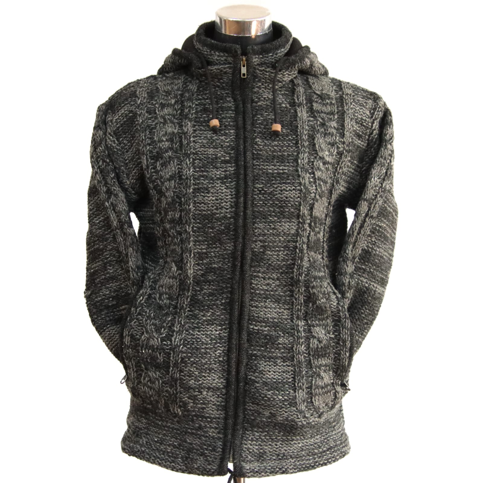 Handwoven Woolen Sweater Hoodie – Warm, Stylish, and Ethically Made by Anitya – Premium Winter Wear for Women