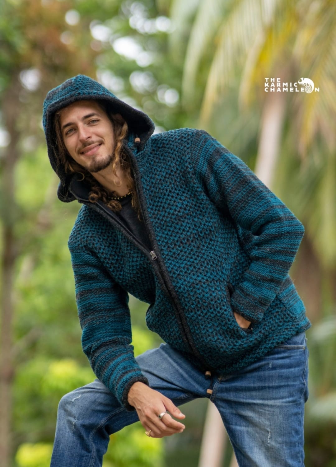 Handwoven Woolen Sweater Hoodie – Warm, Stylish, and Ethically Made by Anitya – Premium Winter Wear for Women