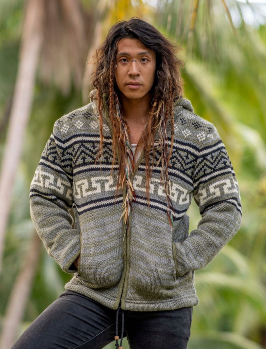 Handwoven Woolen Sweater Hoodie – Warm, Stylish, and Ethically Made by Anitya – Premium Winter Wear for Women