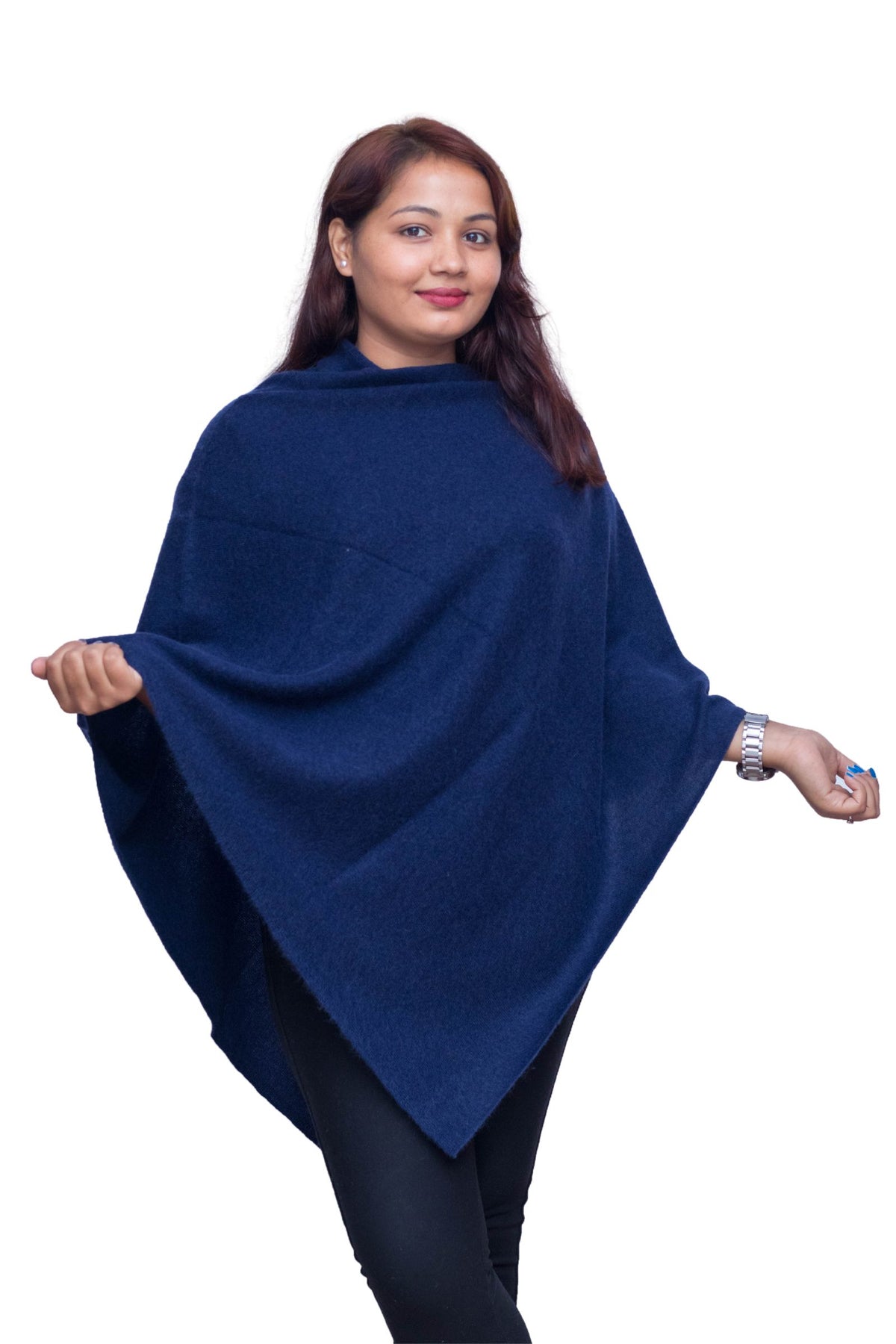 100% Cashmere Poncho for Women – Lightweight, Luxury Wrap by Anitya – Soft, Cozy, and Elegant, Available in Multiple Colors