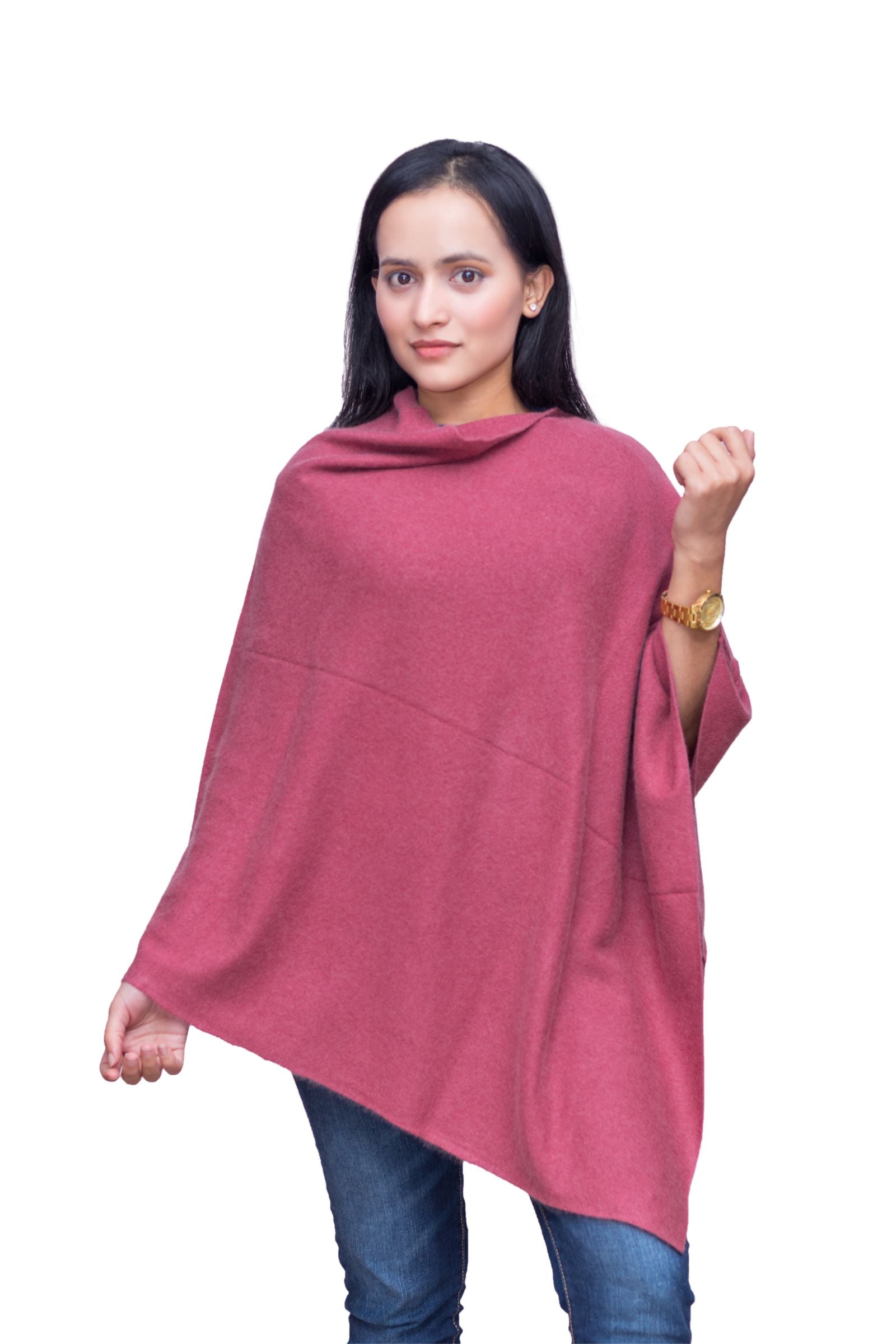 100% Cashmere Poncho for Women – Lightweight, Luxury Wrap by Anitya – Soft, Cozy, and Elegant, Available in Multiple Colors