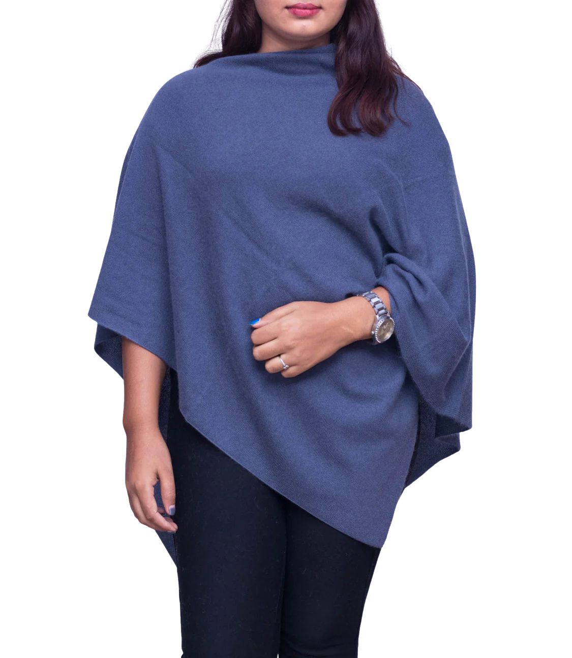 100% Cashmere Poncho for Women – Lightweight, Luxury Wrap by Anitya – Soft, Cozy, and Elegant, Available in Multiple Colors