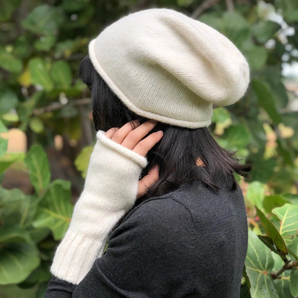 Anitya Luxury Cashmere Beanie Hat – Ultra-Soft Unisex Winter Cap, Thermal Ribbed Knit for Women &amp; Men